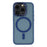 For iPhone 14 Pro Max Magnetic Case TPU + Acrylic Hybrid Phone Shell - Blue - 3