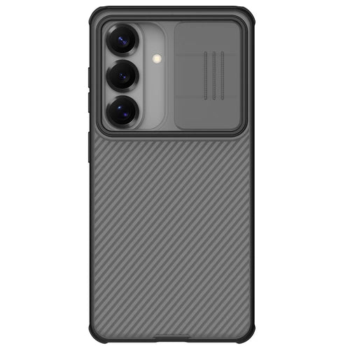 NILLKIN Camshield Pro Series For Samsung Galaxy A37 5G Case TPU + PC Phone Cover with Camera Slider - Transparent Black - 1