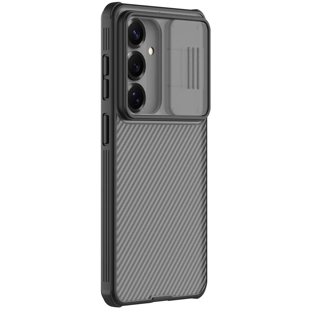 NILLKIN Camshield Pro Series For Samsung Galaxy A37 5G Case TPU + PC Phone Cover with Camera Slider - Transparent Black - 4