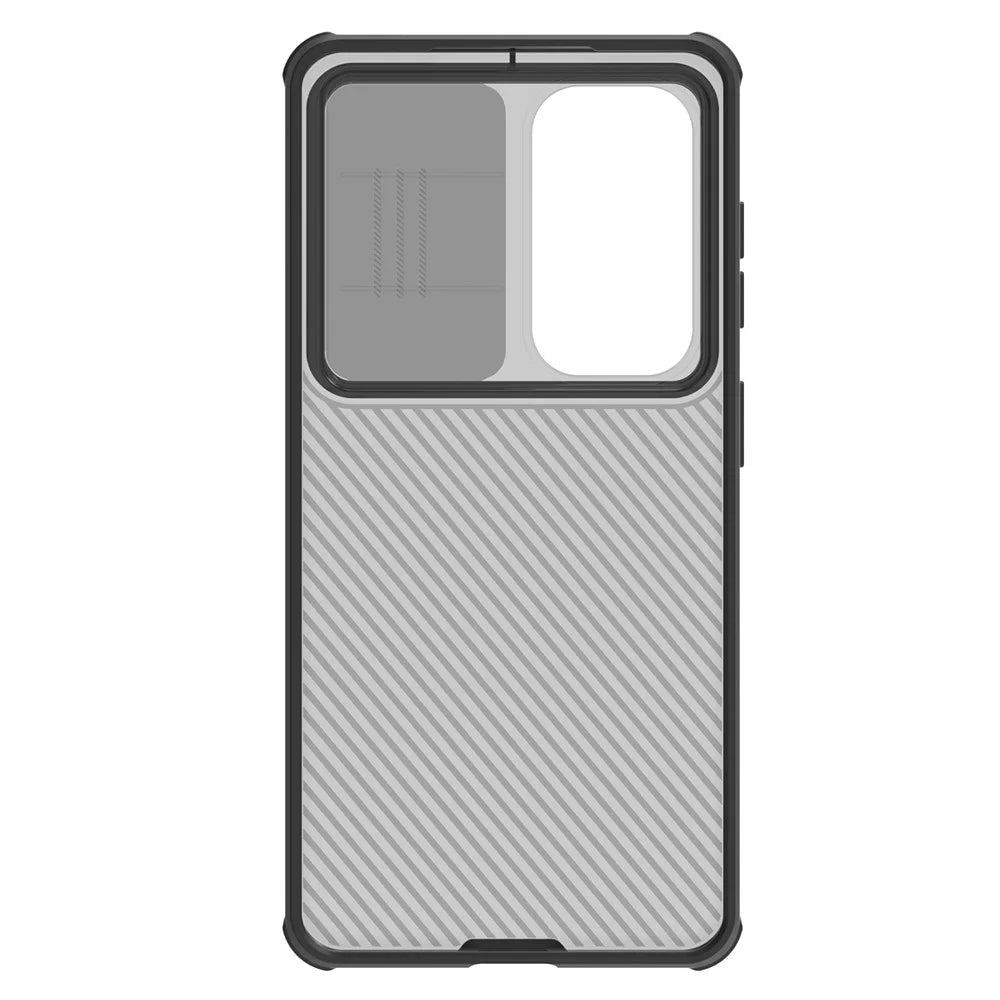 NILLKIN Camshield Pro Series For Samsung Galaxy A37 5G Case TPU + PC Phone Cover with Camera Slider - Transparent Black - 5