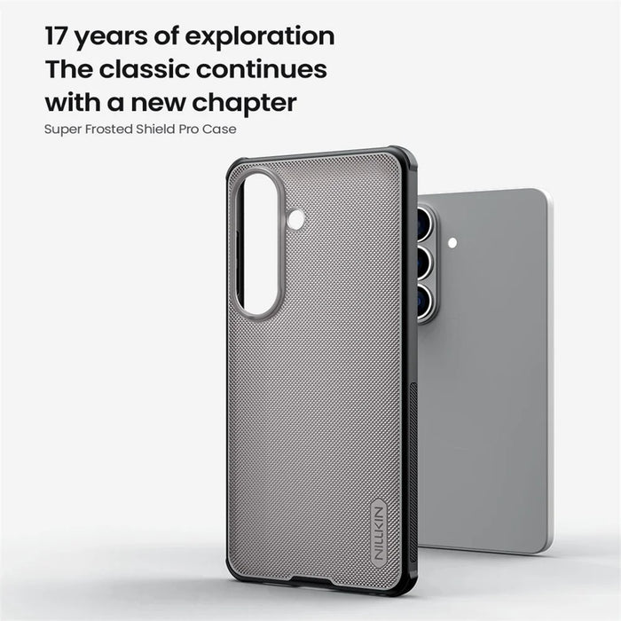 NILLKIN Super Frosted Shield Pro For Samsung Galaxy A37 5G Case Matte PC TPU Clear Black Phone Back Cover - 6