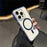 For iPhone 16 Pro Case Compatible with MagSafe TPU PC Clear Phone Cover with Metal Buttons - Blue - 1