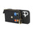 For iPhone 17 Case with Zipper Pouch  /  Ring Kickstand  /  Strap Litchi Texture PU + TPU Phone Cover - Black - 3