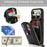 For iPhone Air Case with Zipper Pouch  /  Ring Kickstand  /  Strap Litchi Texture PU + TPU Phone Cover - Black - 5