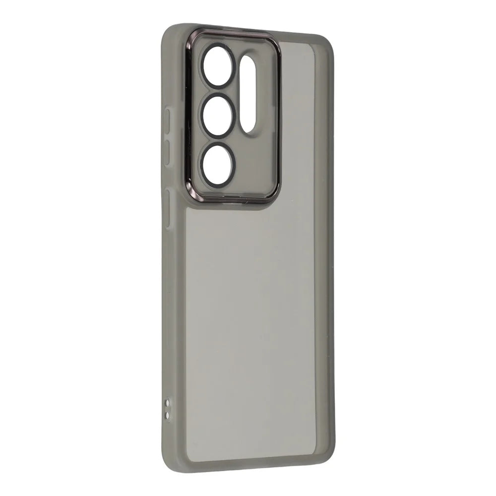 For Samsung Galaxy S26 Ultra Case Electroplated Camera Frame TPU Phone Cover - Transparent Black - 2
