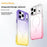For iPhone 17 Pro Max Magnetic Case Gradient Color Hard PC Phone Back Cover - Pink - 4