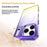 For iPhone 17 Pro Max Magnetic Case Gradient Color Hard PC Phone Back Cover - Pink - 5