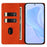 HX For iPhone 18 Pro Max / 17 Pro Max Case RFID Blocking Wallet Stand Leather Flip Phone Cover - Orange - 2
