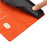 HX For iPhone 18 Pro Max / 17 Pro Max Case RFID Blocking Wallet Stand Leather Flip Phone Cover - Orange - 4