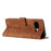 For Google Pixel 10a Stand Case Imprinted Lines Leather Phone Cover - Brown - 2