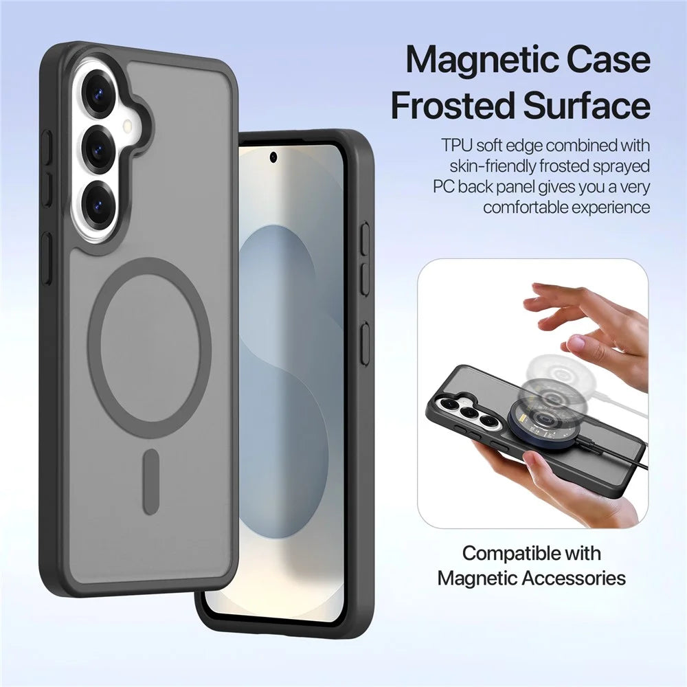 DUX DUCIS For Samsung Galaxy S26+ Case  Lawa Series Detachable Magnetic Cowhide Leather Cover Zipper Wallet - Black - 6