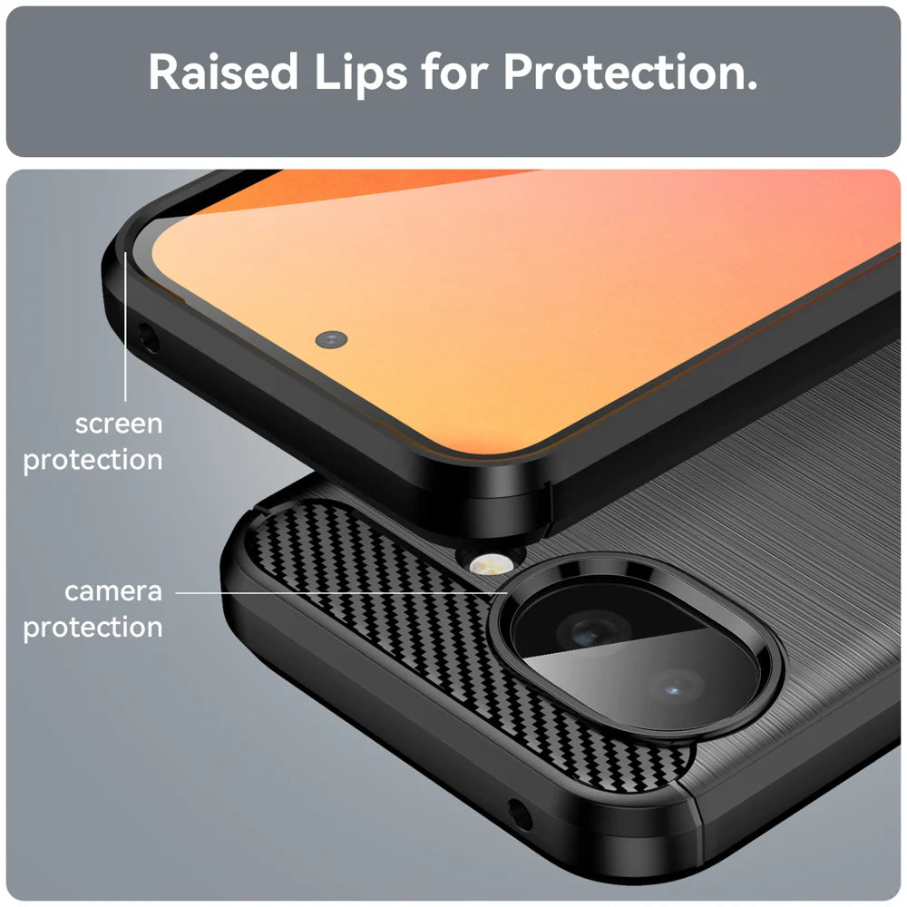 WANLONFENG For Google Pixel 10a Case with Screen Film  LS Series Big Lens Hole Brushed Texture TPU Phone Cover - Black - 7