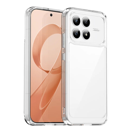 WANLONFENG For Xiaomi Redmi K90 5G / Xiaomi Poco F8 Pro 5G Case  MF Series TPU Acrylic Clear Phone Cover with Tempered Glass Film - Transparent - 2