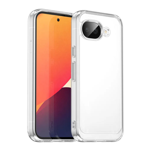 WANLONFENG For Google Pixel 10a Case  MF Series TPU Acrylic Clear Phone Cover with Tempered Glass Film - Transparent - 2