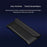 For Samsung Galaxy Z TriFold 5G Case Envelope Style Genuine Cow Leather Anti Drop Phone Cover - Black - 5