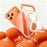 For iPhone 17 Pro Max Case Compatible with MagSafe Clear Acrylic TPU Airbag Shockproof Phone Cover - Orange - 2