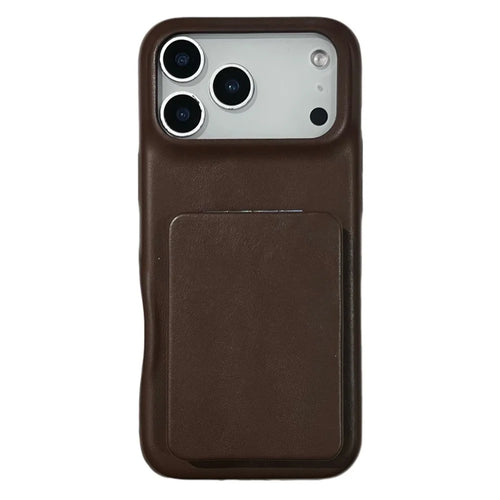 For iPhone 17 Pro Max Case Flip Mirror Kickstand PU Leather + PC Phone Cover - 1