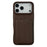 For iPhone 17 Pro Max Case Flip Mirror Kickstand PU Leather + PC Phone Cover - 1
