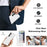 For Samsung Galaxy S26 Case Sparkly Powder Glitter Shiny Soft TPU + Hard PC Back Cover - White - 7