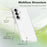 For Samsung Galaxy S26+ Case Sparkly Powder Glitter Shiny Soft TPU + Hard PC Back Cover  - White - 5