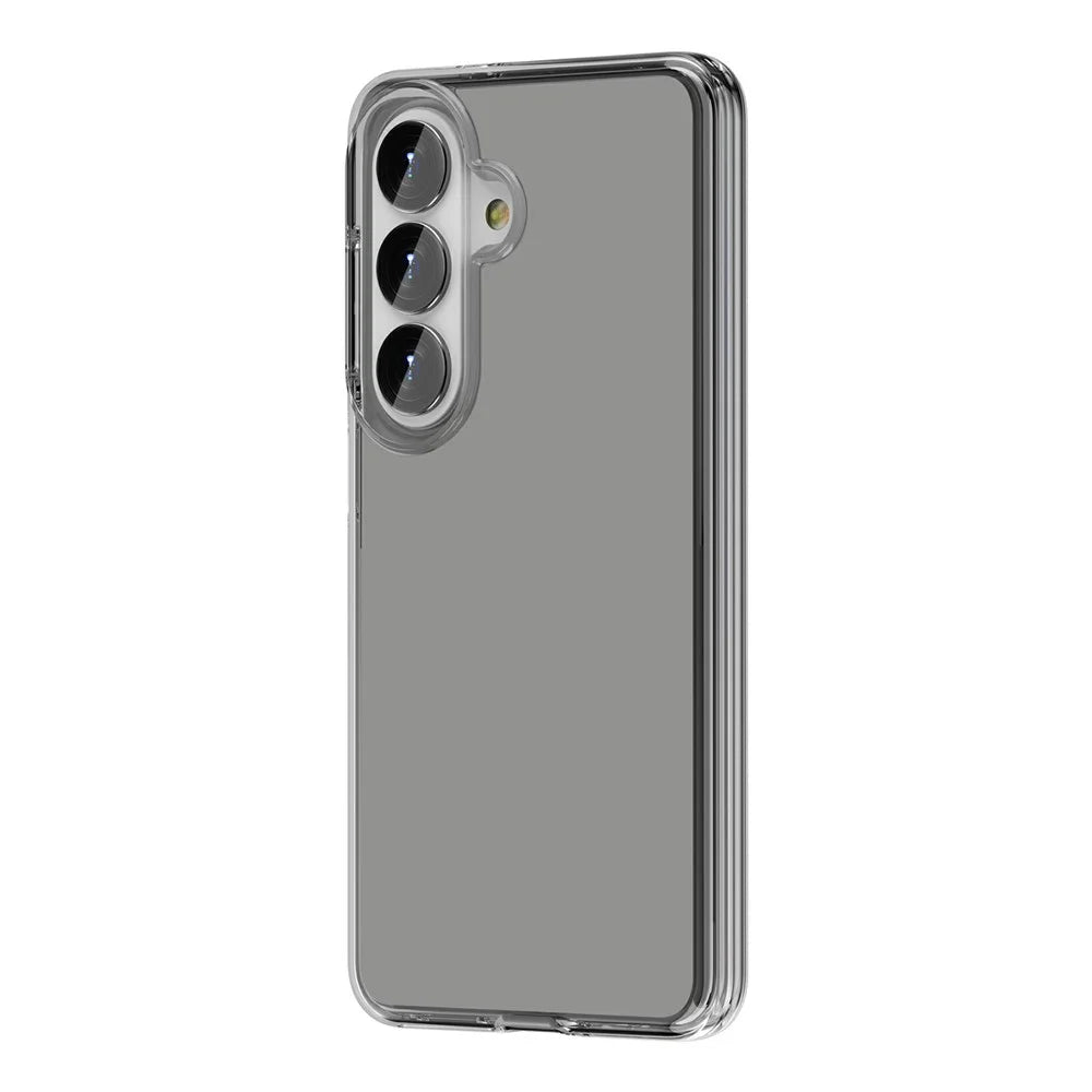 For Samsung Galaxy S26 Case PC + TPU Shockproof Clear Phone Cover - Transparent Grey - 3