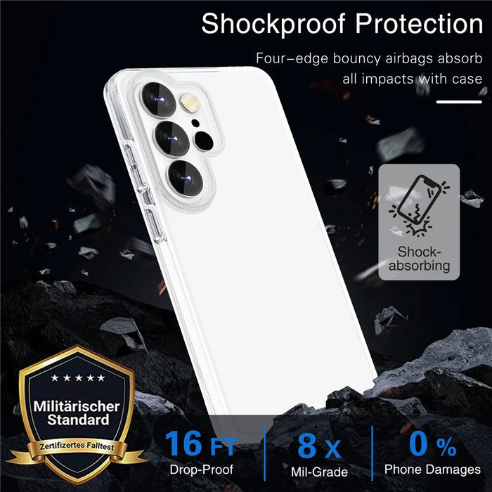 For Samsung Galaxy S26 Ultra Case PC + TPU Shockproof Clear Phone Cover - Transparent - 7