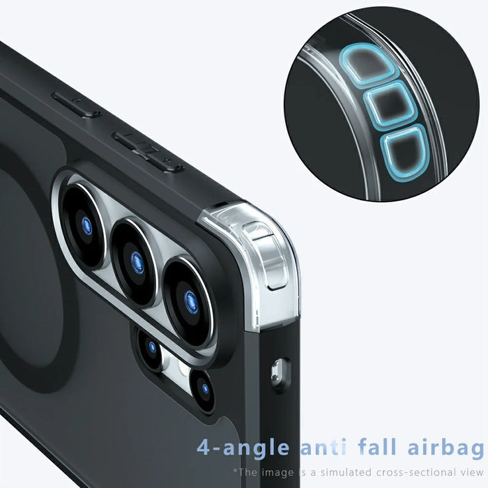 For Samsung Galaxy S26 Ultra Magnetic Case TPU + PC Matte Skin Touch Phone Cover - 5