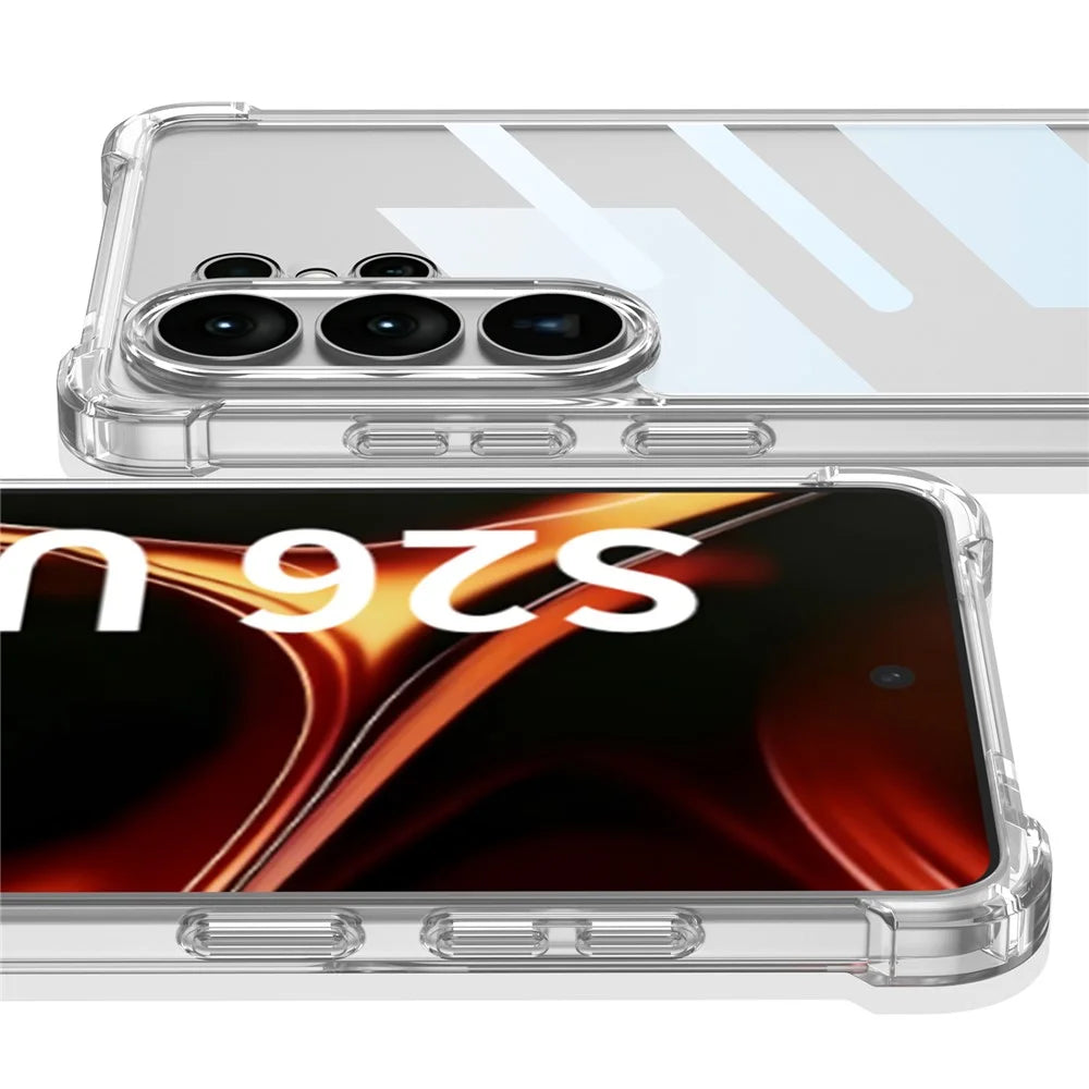 GKK For Samsung Galaxy S26 Ultra Case Airbag Anti Drop TPU+PC Phone Back Cover - Transparent - 5