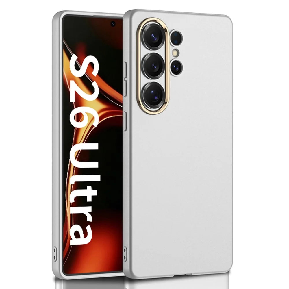 GKK For Samsung Galaxy S26 Ultra Case Shockproof Slim Hard PC Phone Back Cover - Silver - 1