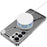 GKK For Samsung Galaxy S26 Ultra Magnetic Case PU + TPU Kickstand Phone Cover Z Shape Design - Grey - 5