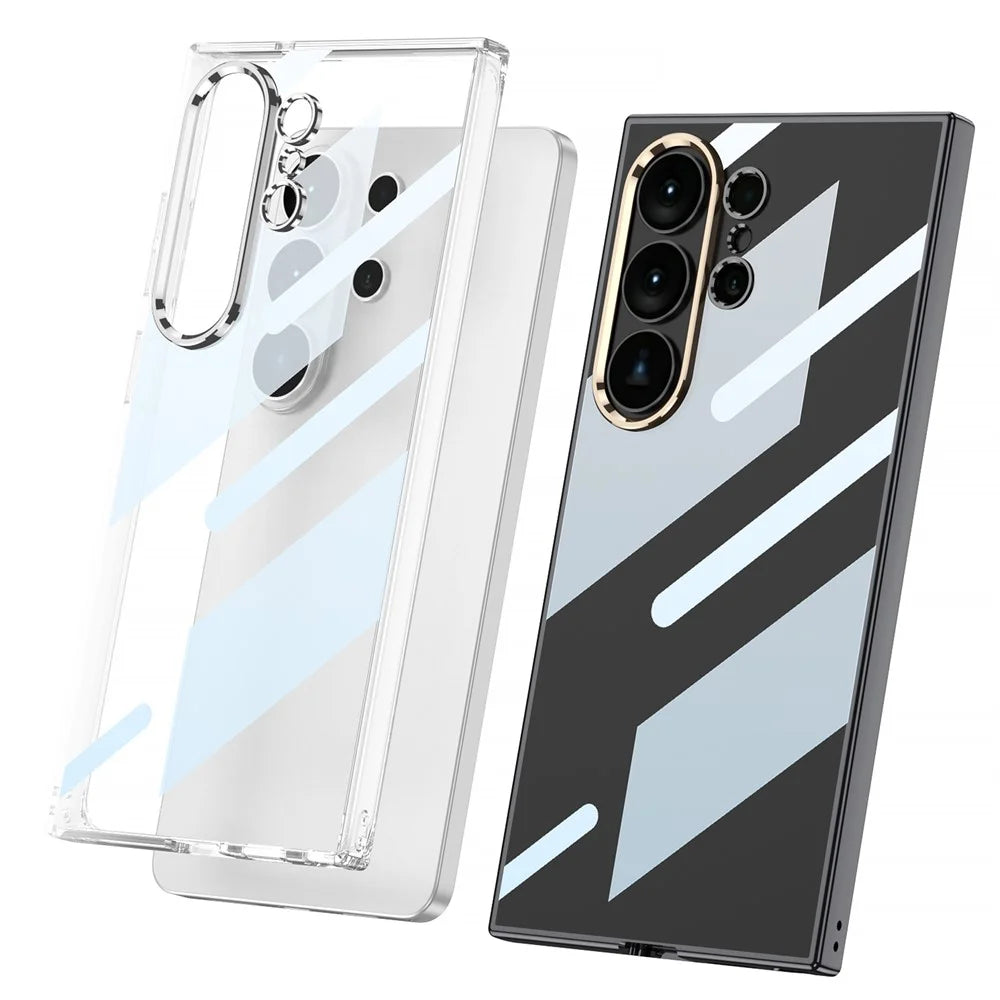GKK For Samsung Galaxy S26 Ultra TPU Clear Case Shockproof Phone Back Cover - Black - 2