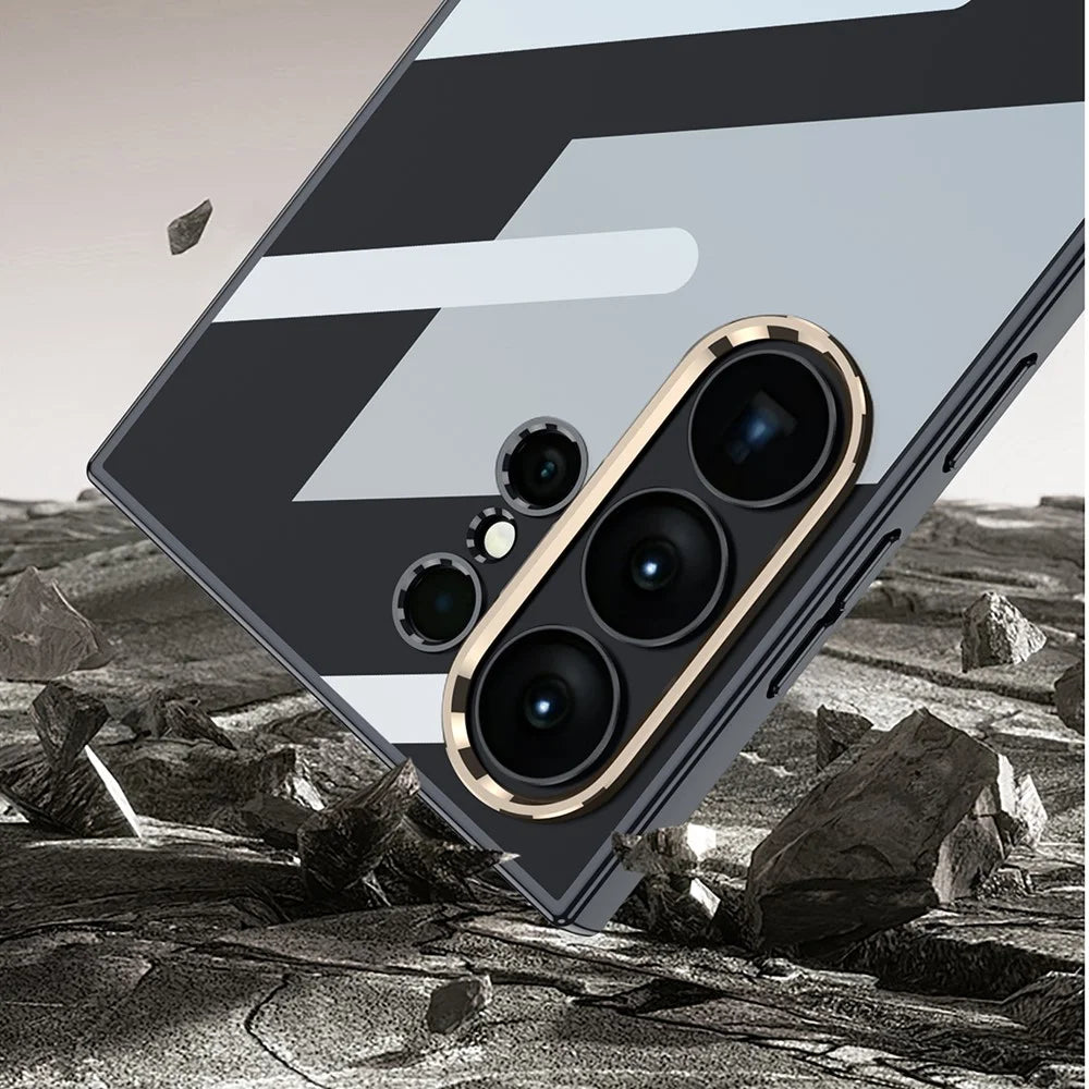 GKK For Samsung Galaxy S26 Ultra TPU Clear Case Shockproof Phone Back Cover - Black - 3