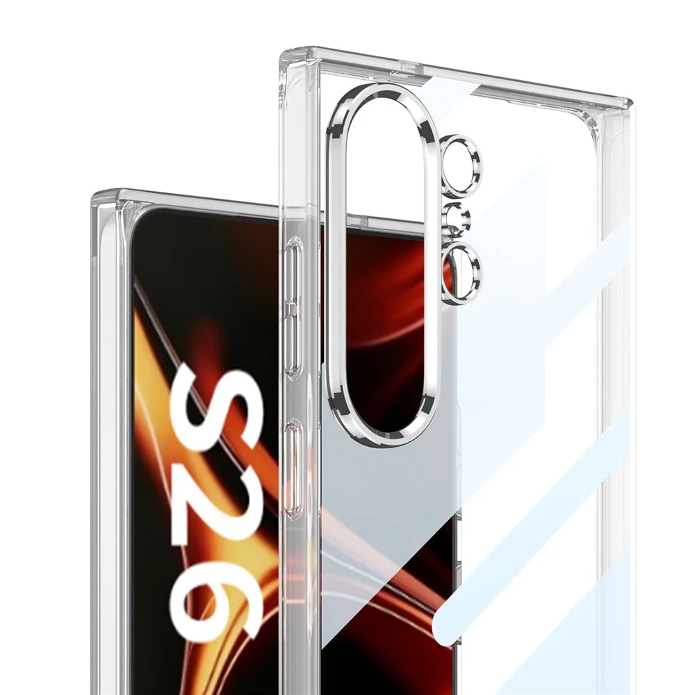 GKK For Samsung Galaxy S26 Ultra TPU Clear Case Shockproof Phone Back Cover - Black - 4