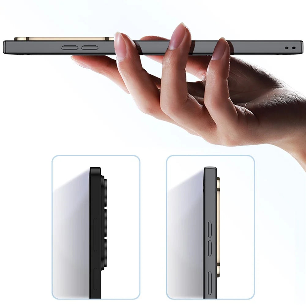 GKK For Samsung Galaxy S26 Ultra TPU Clear Case Shockproof Phone Back Cover - Black - 6