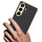 GKK for Samsung Galaxy S26 Ultra Case Electroplating Leather Coated TPU Frame PC Back Cover - Orange - 3
