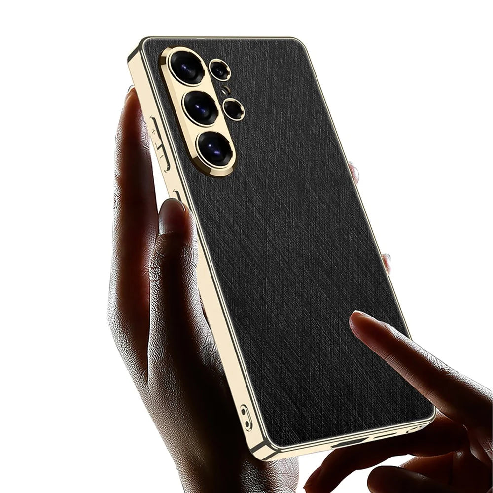 GKK For Samsung Galaxy S26 Ultra Case Electroplated PC + PU + TPU Phone Back Cover - Grey - 2