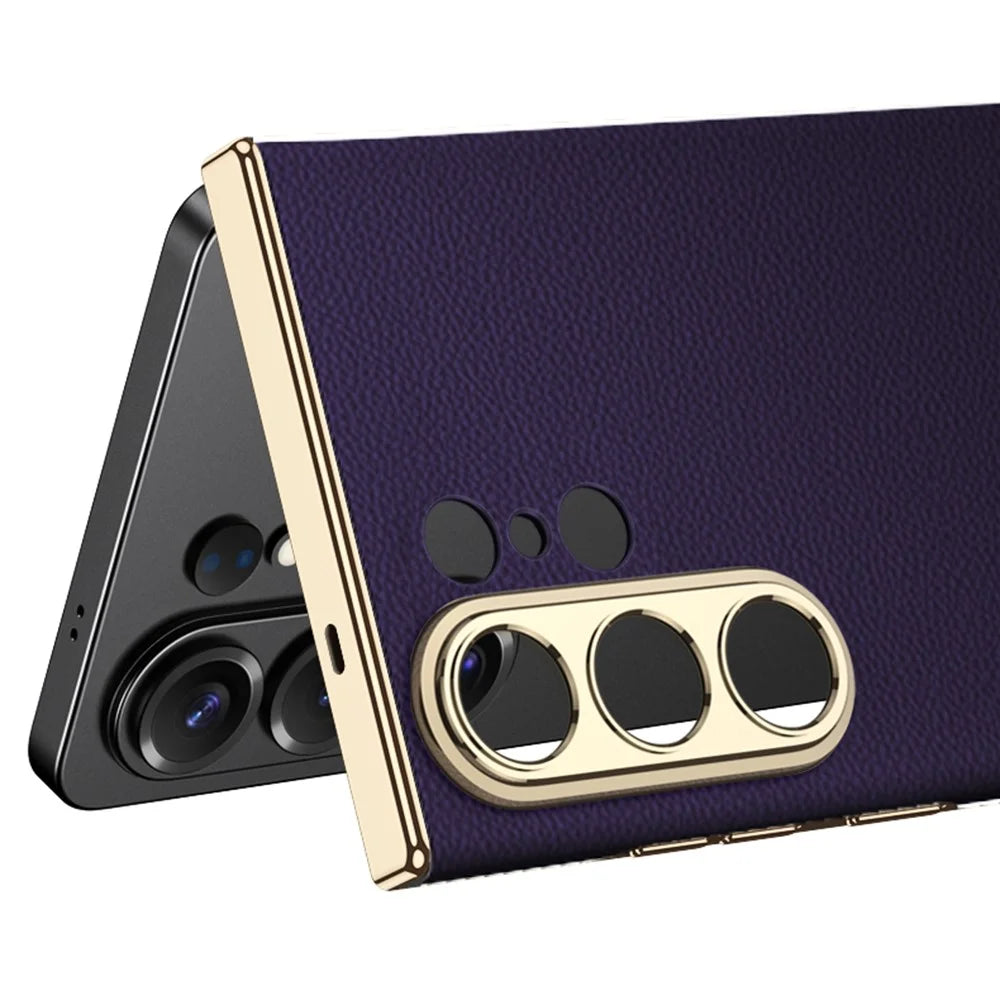 GKK For Samsung Galaxy S26 Ultra Case Electroplated PU + PC Phone Back Cover - Purple - 2