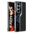 GKK For Samsung Galaxy S26 Ultra Case TPU+PC+PU Phone Back Cover Electroplating - Black - 1