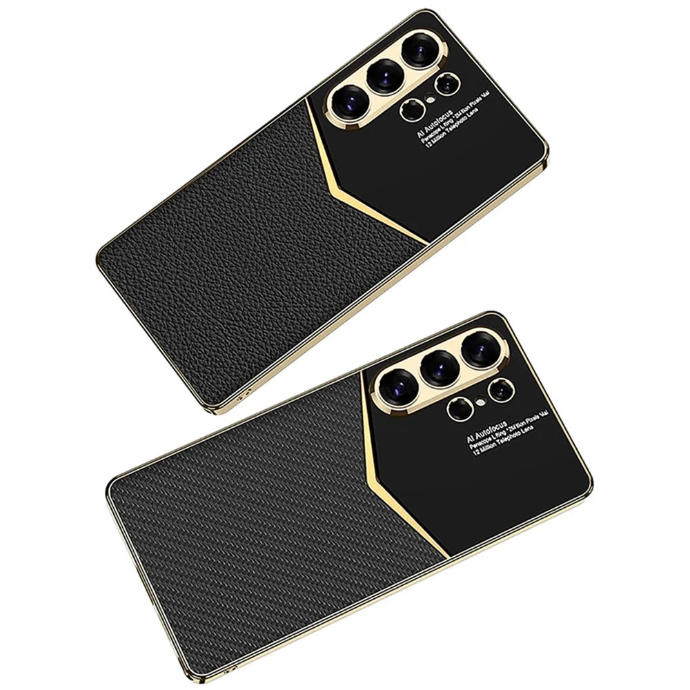GKK For Samsung Galaxy S26 Ultra Cases Electroplating PU + PC + TPU Phone Cover - White - 6