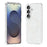 For Samsung Galaxy S26 Magnetic Case Glitter Powder PC + TPU Phone Cover - Transparent White - 1