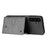 For Samsung Galaxy A57 5G Case with Card Slots Kickstand Leather + TPU Phone Cover - Grey - 4