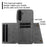 For Samsung Galaxy A57 5G Case with Card Slots Kickstand Leather + TPU Phone Cover - Grey - 7