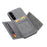 For Samsung Galaxy S26+ Case with Card Slots Kickstand Leather + TPU Phone Cover - Grey - 3