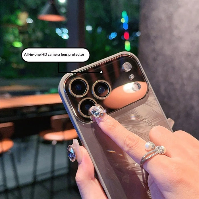 For iPhone 17 Pro Magnetic Case Camlet TPU PC Protective Phone Cover Compatible with MagSafe - Orange - 7