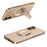 For iPhone 17 Magnetic Case Foldable Kickstand PC TPU Phone Cover Compatible with MagSafe - Desert Gold - 1