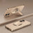 For iPhone 17 Magnetic Case Foldable Kickstand PC TPU Phone Cover Compatible with MagSafe - Desert Gold - 2