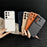 For Samsung Galaxy S26 Ultra Case Precise Cutouts Textured PU Leather Coated PC + TPU Phone Cover - Blue - 4