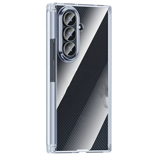 For Samsung Galaxy Z TriFold 5G Case Dual-Axis Shockproof TPU + PC Clear Phone Cover - 1