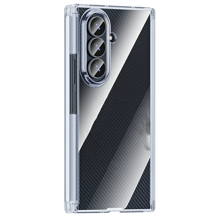 For Samsung Galaxy Z TriFold 5G Case Dual-Axis Shockproof TPU + PC Clear Phone Cover - 1