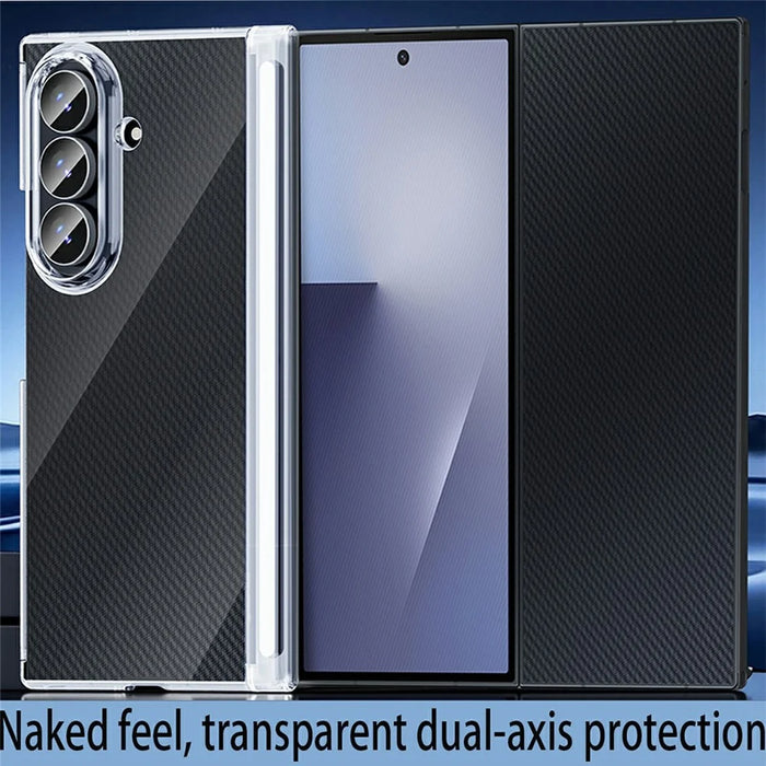 For Samsung Galaxy Z TriFold 5G Case Dual-Axis Shockproof TPU + PC Clear Phone Cover - 3